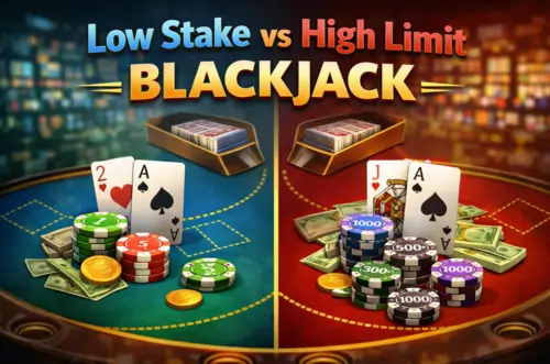 Low Stake vs High Limit Blackjack